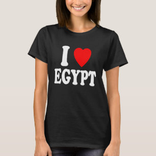 Camiseta Eu Amo Egito Férias Viagens Turismo Casa Eg