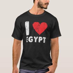 Camiseta Eu amo Egito I Heart Egypt Family Viagem Egypt Fla