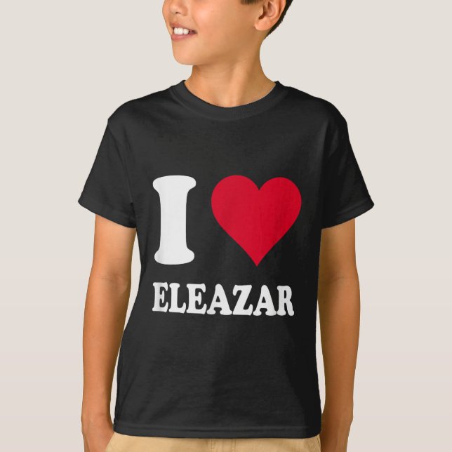 Camiseta Eu Amo Eleazar (Frente)