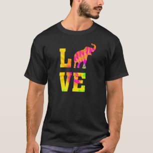 Camiseta Eu Amo Elefantes Silhouter Animal Elephant Ima