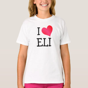 Camiseta Eu Amo Eli