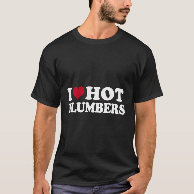 Camiseta Eu Amo Encanadores Encanador Encanamento (Frente)