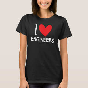 Camiseta Eu Amo Engenheiros Engenharia Elétrica Mecânica