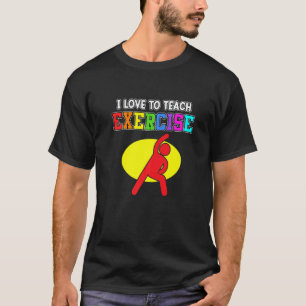 Camiseta Eu Amo Ensinar Exercício Ensino Dia Dos Professore
