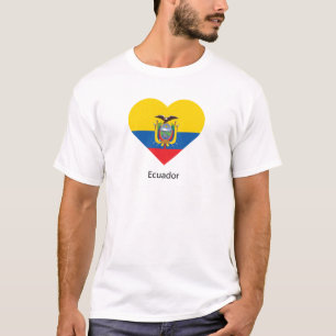 Camiseta Eu Amo Equador