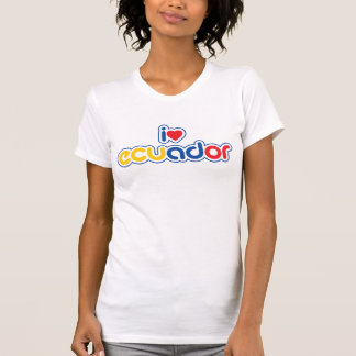 Camiseta eu amo Equador