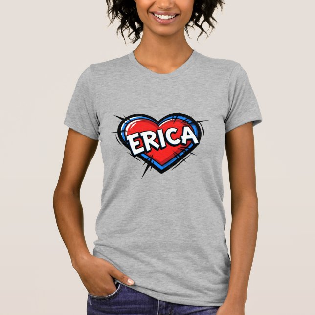 Camiseta Eu Amo Erica (Frente)