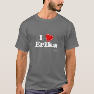 Camiseta Eu amo Erika