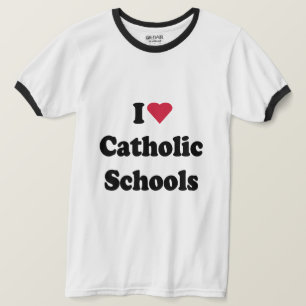 CAMISETA EU AMO ESCOLAS CATÓLICAS