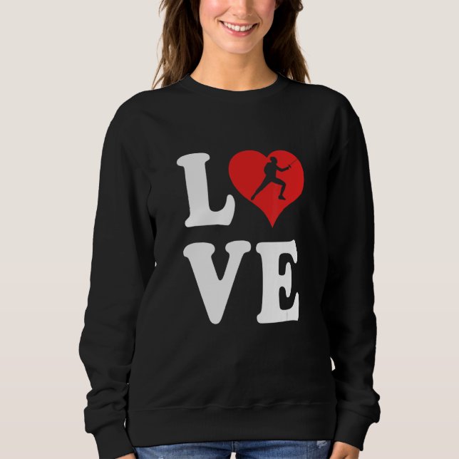 Camiseta Eu Amo Esgrima 2 (Frente)