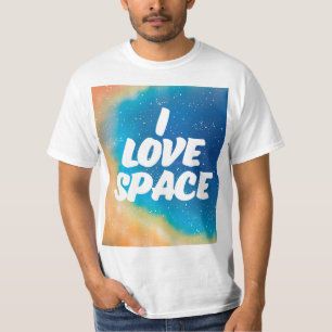 Camiseta Eu Amo Espaço
