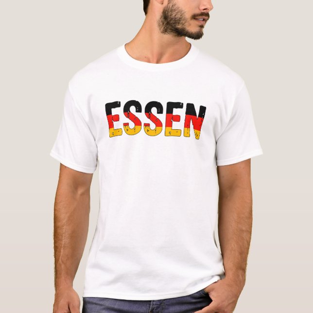 Camiseta Eu amo Essen Alemanha (Frente)