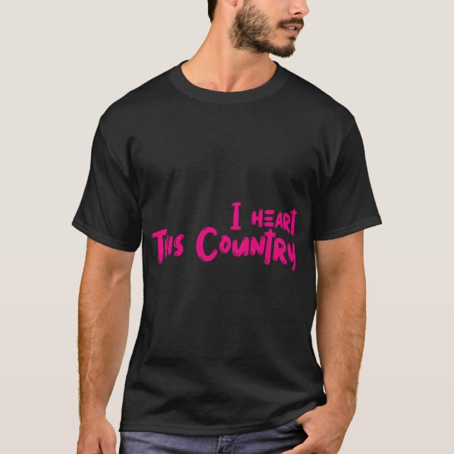Camiseta Eu Amo Este País (Frente)