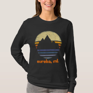 Camiseta Eu Amo Eureka Montana Rocky Mountain Caminhando po