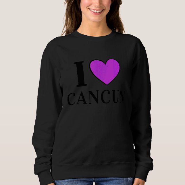 Camiseta Eu Amo Férias no Cancun México (Frente)
