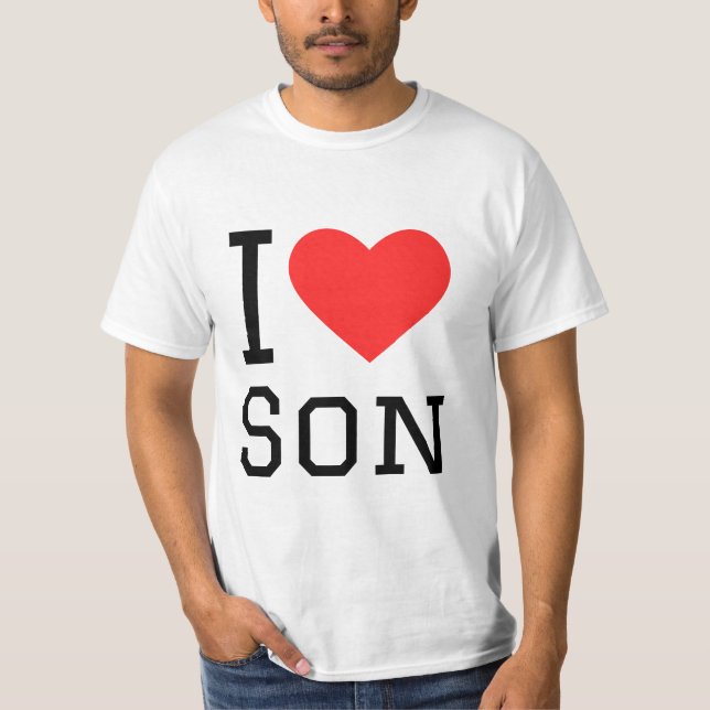 Camiseta Eu amo filho (Frente)