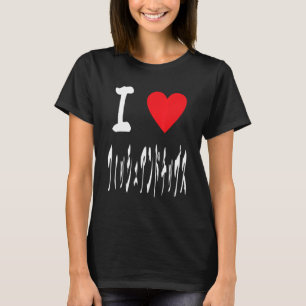Camiseta Eu amo Fish and Chips  Japonês???????????? Peixe S