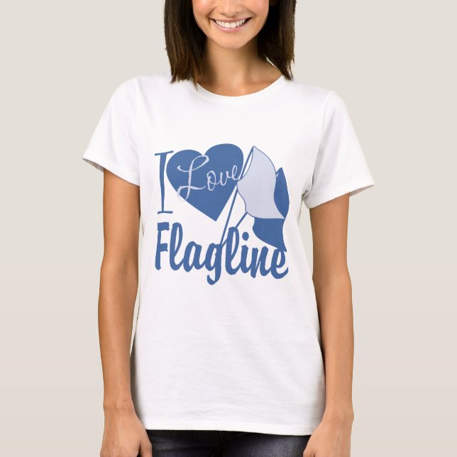 Camiseta Eu Amo Flagline (Frente)