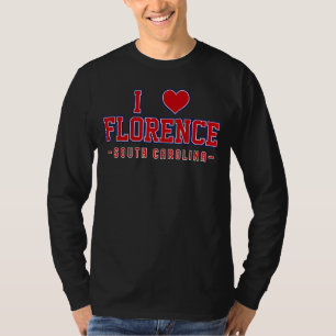 Camiseta Eu Amo Florence Carolina do Sul