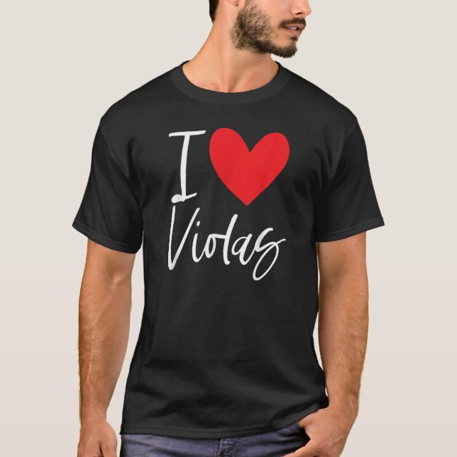 Camiseta Eu Amo Flores Violetas Sasons Sementes Violetas Ro (Frente)