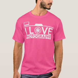 Camiseta Eu Amo Fotografia