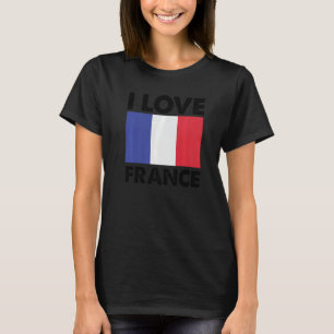 Camiseta Eu Amo França I Heart France Viagem França