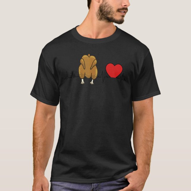 Camiseta Eu Amo Frango Frito (Frente)