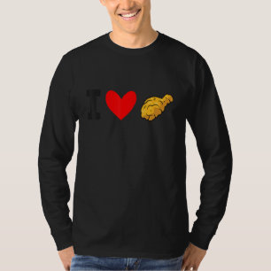 Camiseta Eu Amo Frango Frito Comida Rápida Frango Frito