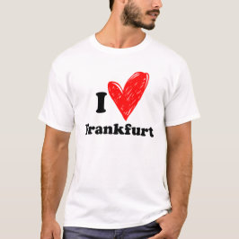 Camiseta Eu amo Frankfurt