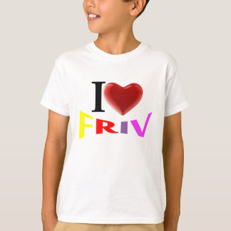 Camiseta Eu amo Friv