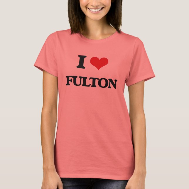 Camiseta Eu Amo Fulton (Frente)