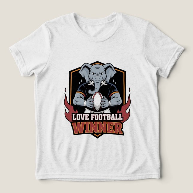 Camiseta Eu amo futebol  (Design frontal)