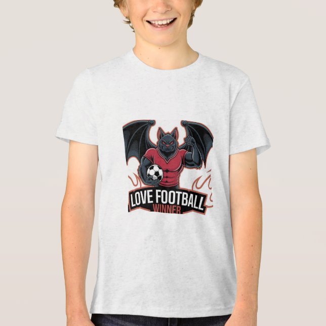 Camiseta Eu amo futebol  (Frente)
