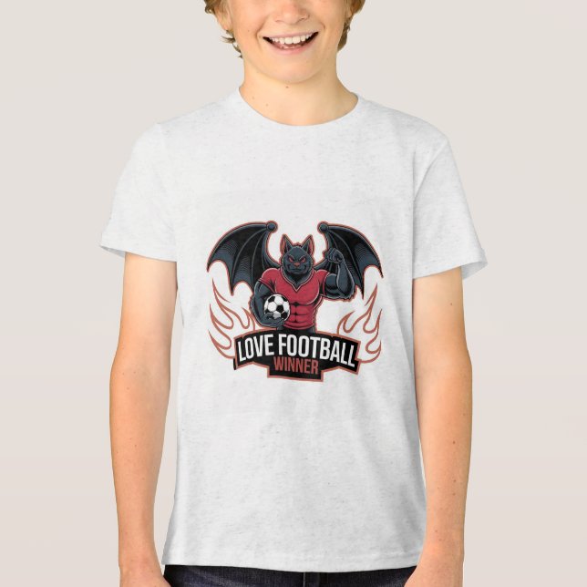 Camiseta Eu amo futebol  (Frente)