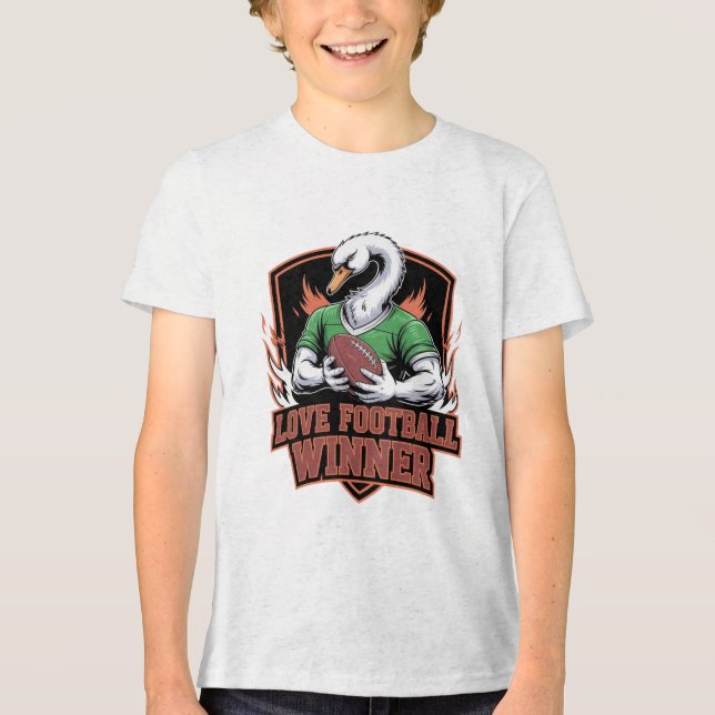 Camiseta Eu amo futebol  (Frente)