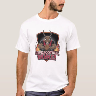 Camiseta Eu amo futebol 