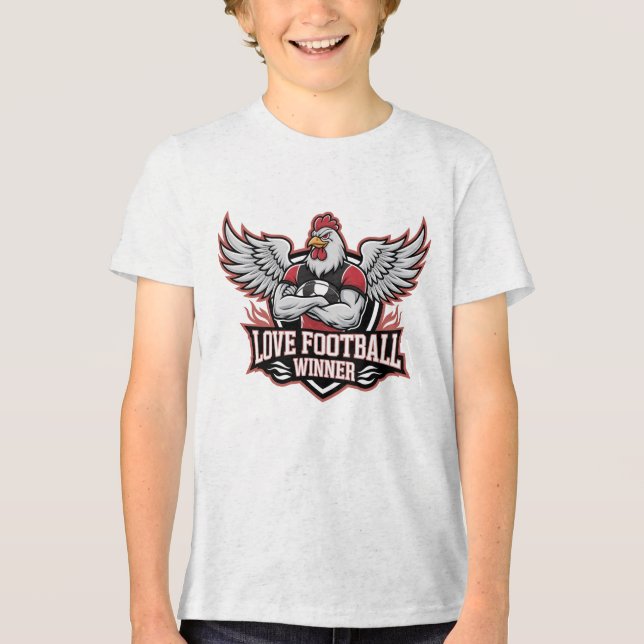 Camiseta Eu amo futebol  (Frente)
