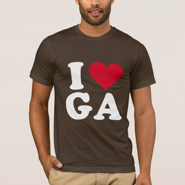 CAMISETA EU AMO GA (Frente)