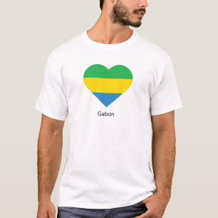 Camiseta Eu Amo Gabão