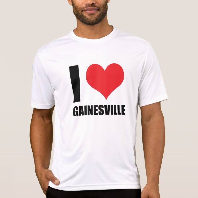 Camiseta Eu amo Gainesville (Frente)