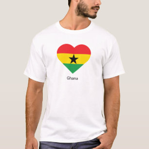 Camiseta Eu amo Gana