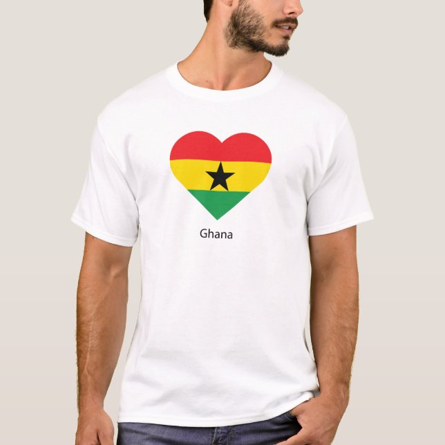 Camiseta Eu amo Gana (Frente)