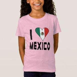 Camiseta Eu Amo Garota do México