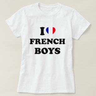 Camiseta Eu Amo Garotos Franceses