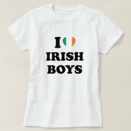 Camiseta Eu Amo Garotos Irlandeses