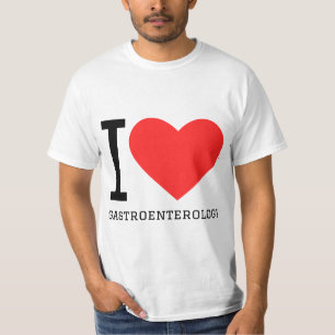 Camiseta Eu amo gastroenterologia
