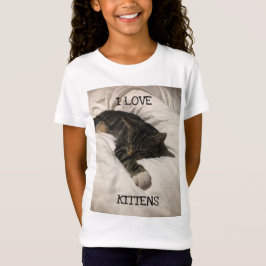 Camiseta Eu Amo Gatinhos