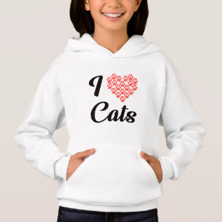 Camiseta Eu amo gatos