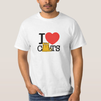 Camiseta Eu amo gatos