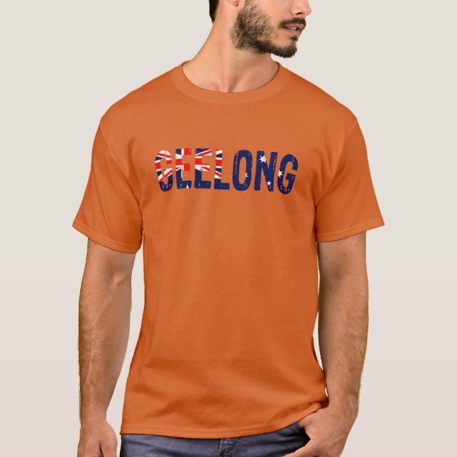 Camiseta Eu amo Geelong Austrália (Frente)